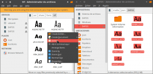 Instalar fuentes tipográficas en Debian y en GNU Linux