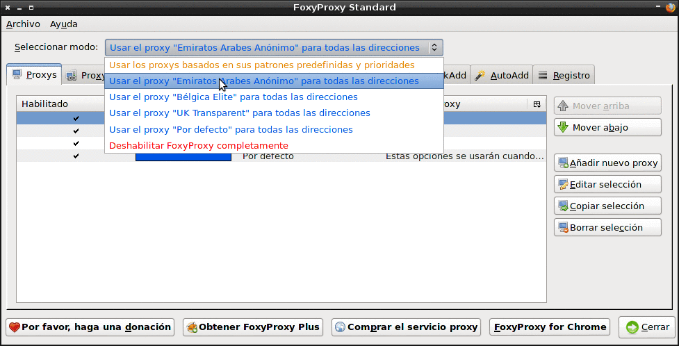 Conectarse a un servidor proxy gratis para ser an nimo