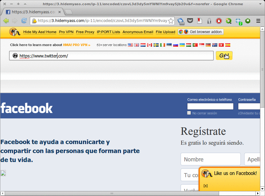 entrar a facebook bloqueado en el trabajo