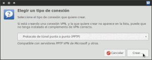 Elegir el protocolo del servidor VPN