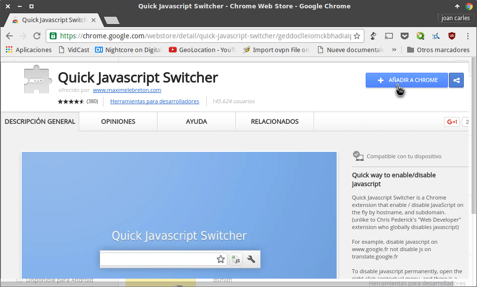 javascript content switcher