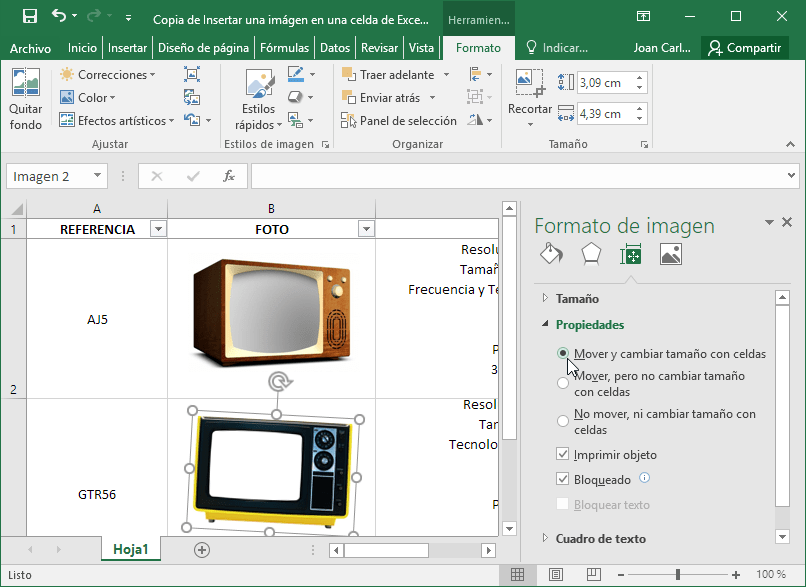 Insertar línea en la celda de excel para mac os