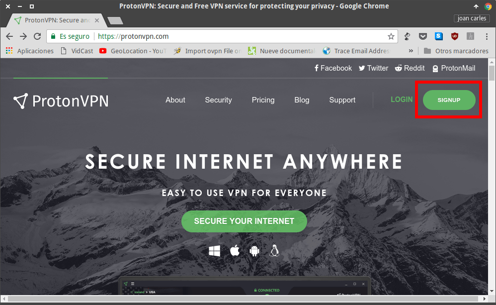 protonvpn debian