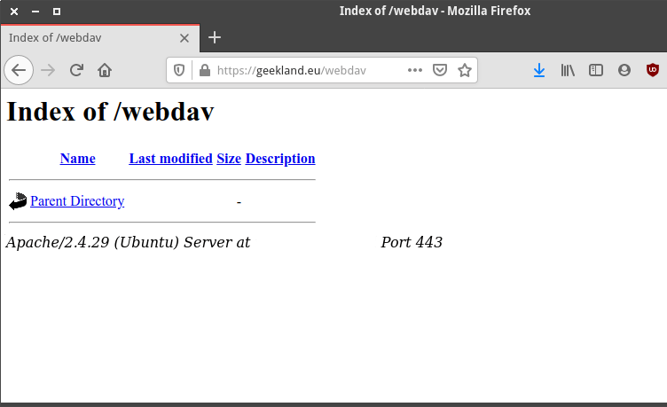 Servidor WebDav plenamente funcional