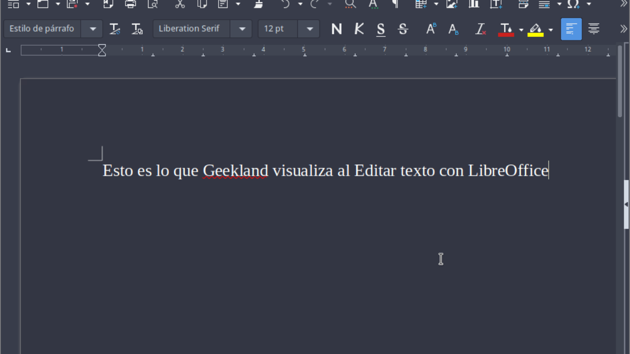 Hacer que LibreOffice tenga un modo oscuro en su totalidad